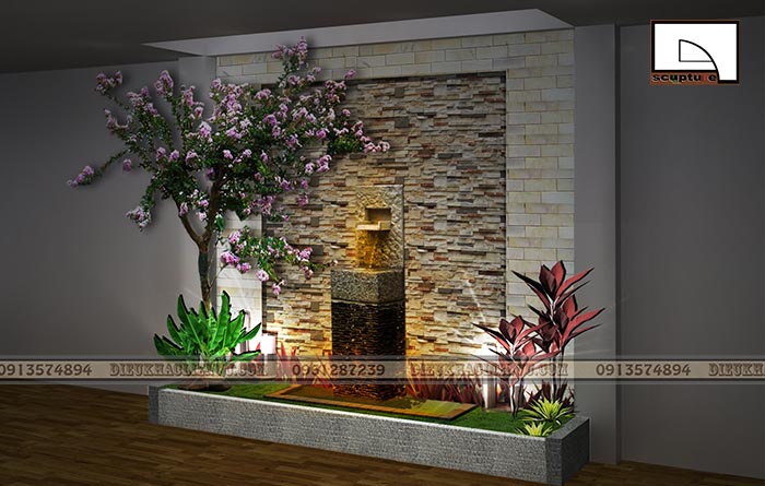 Tiểu cảnh giếng trời trong nhà 